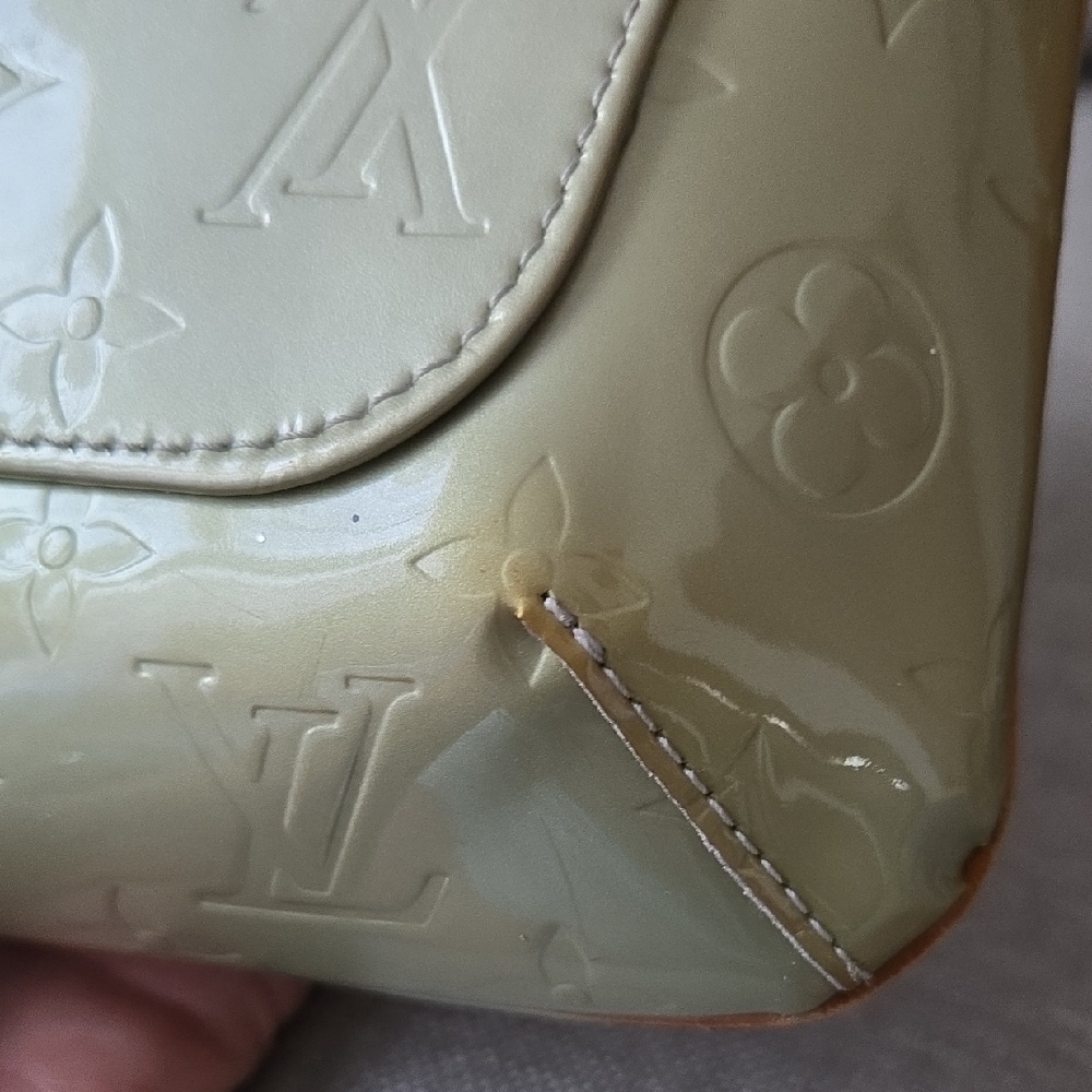 Louis Vuitton Taupe Vernis Monogram Shoulder Bag - Picture 9 of 15